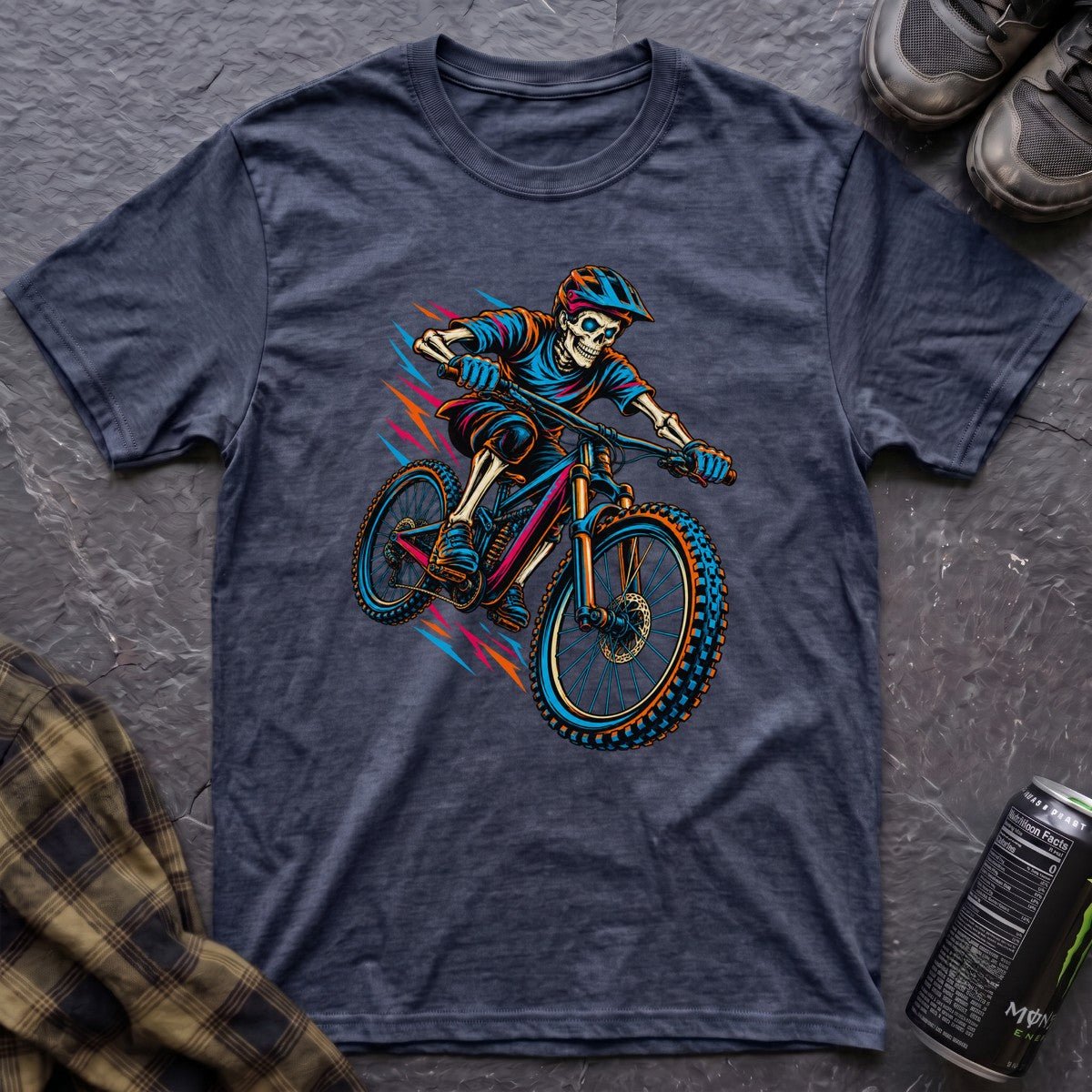 Skeleton Downhill T-Shirt - AspenCrestOutdoors