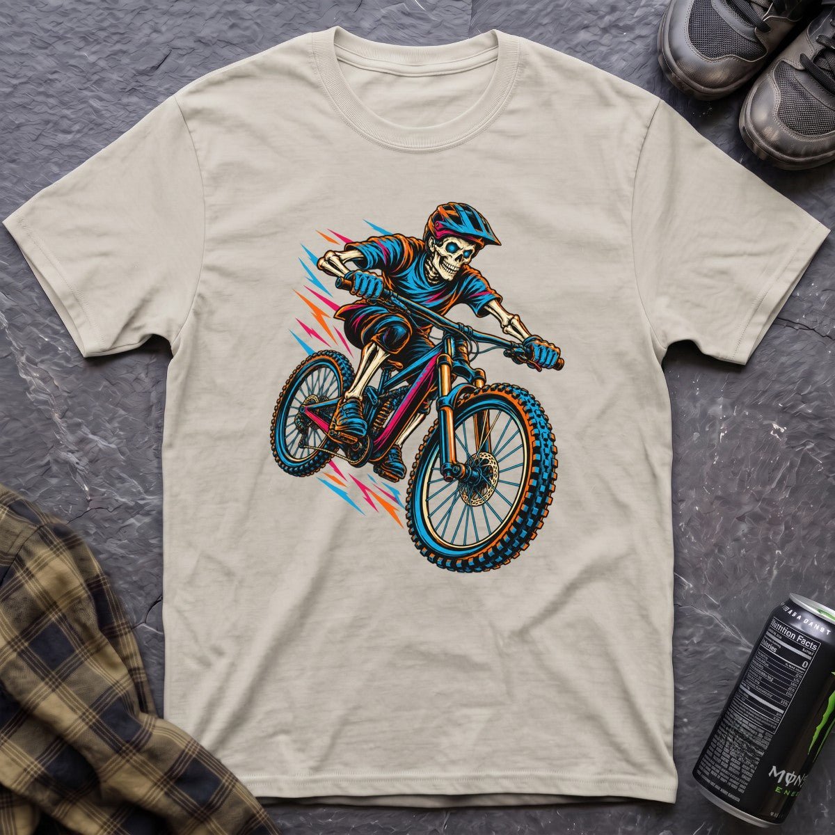 Skeleton Downhill T-Shirt - AspenCrestOutdoors