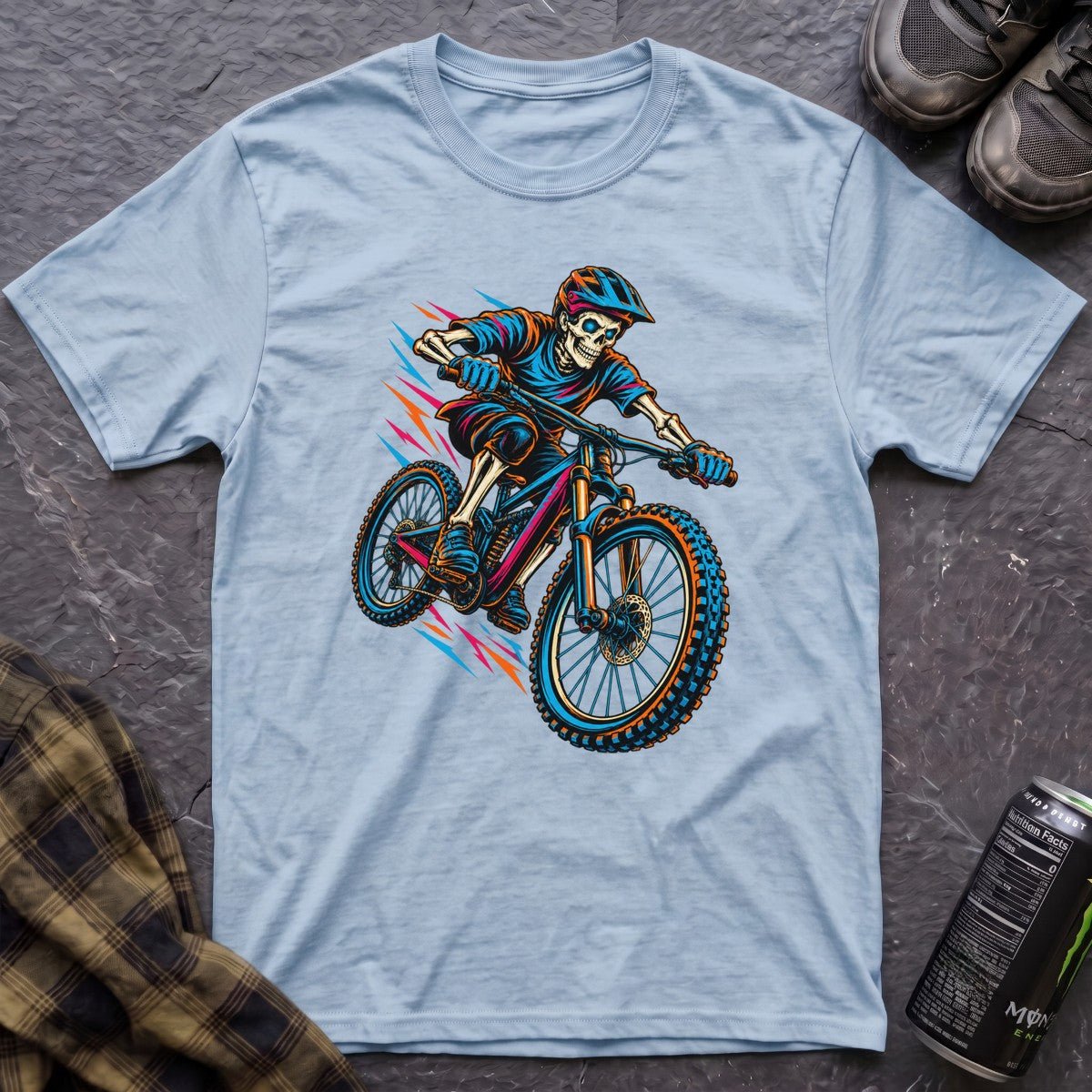 Skeleton Downhill T-Shirt - AspenCrestOutdoors