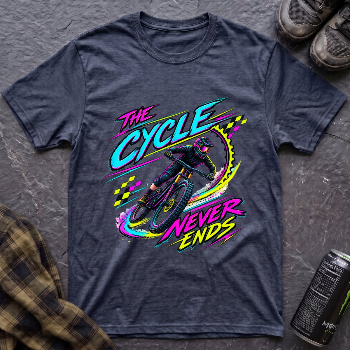 The Cycle Never Ends T-Shirt - AspenCrestOutdoors