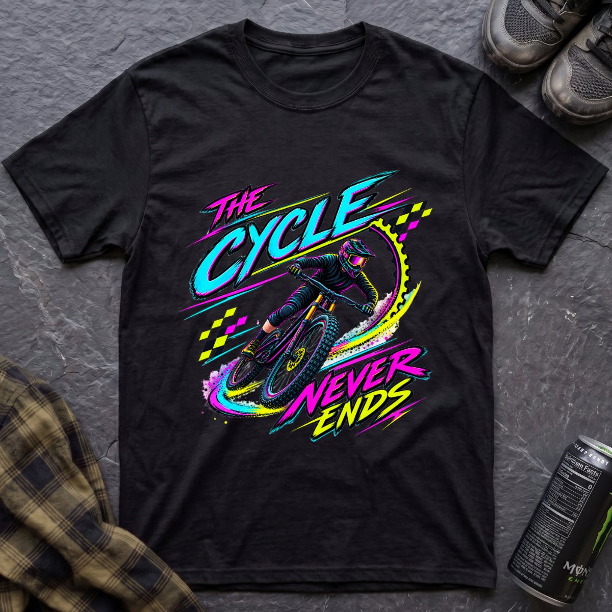 The Cycle Never Ends T-Shirt - AspenCrestOutdoors