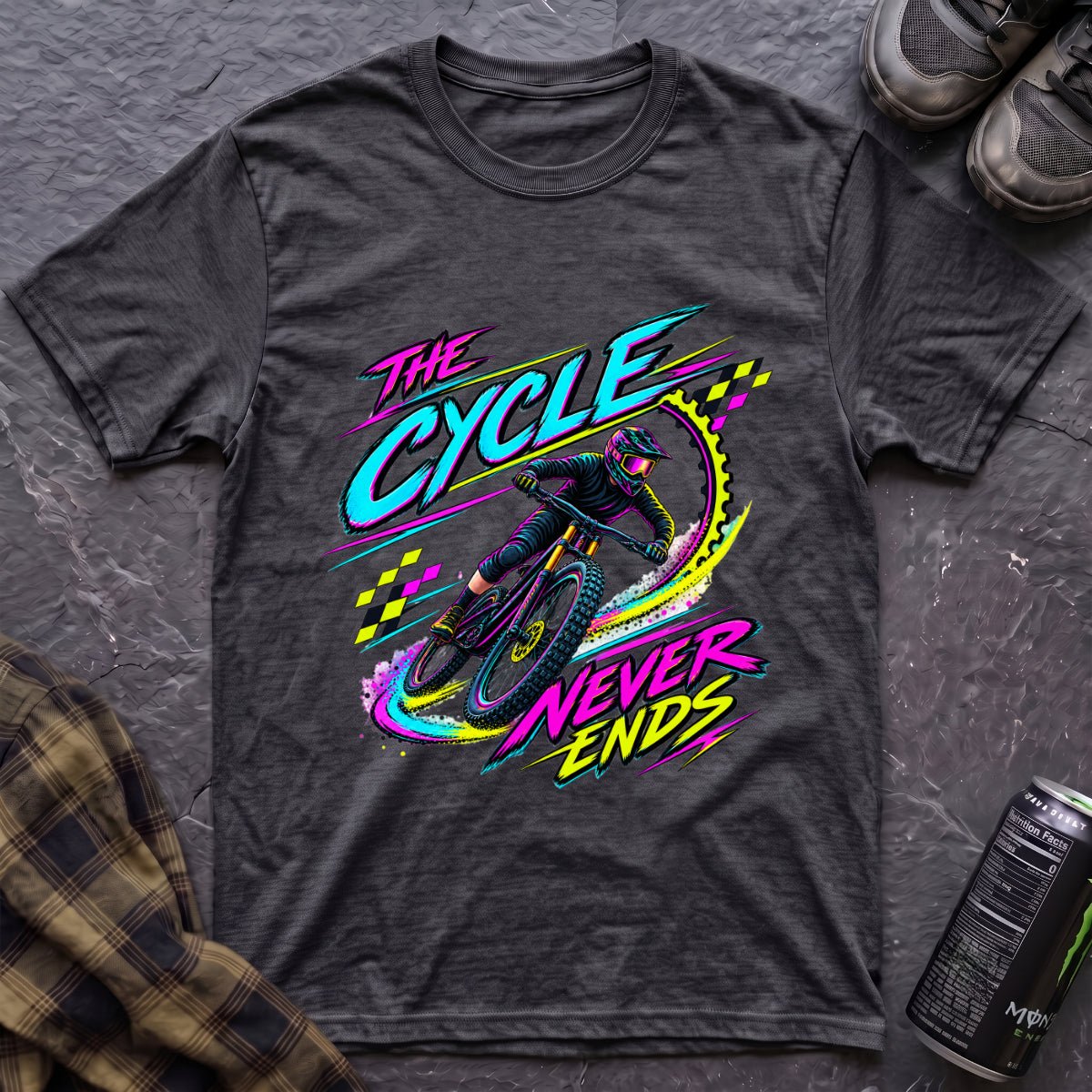 The Cycle Never Ends T-Shirt - AspenCrestOutdoors