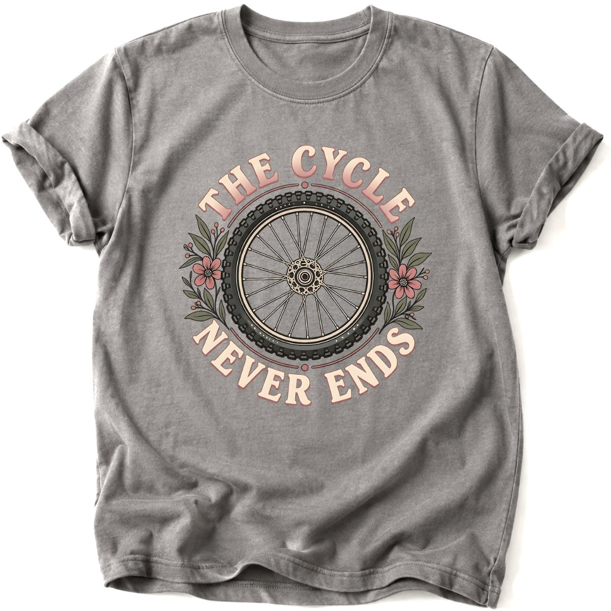 The Cycle Never Ends T-Shirt - AspenCrestOutdoors