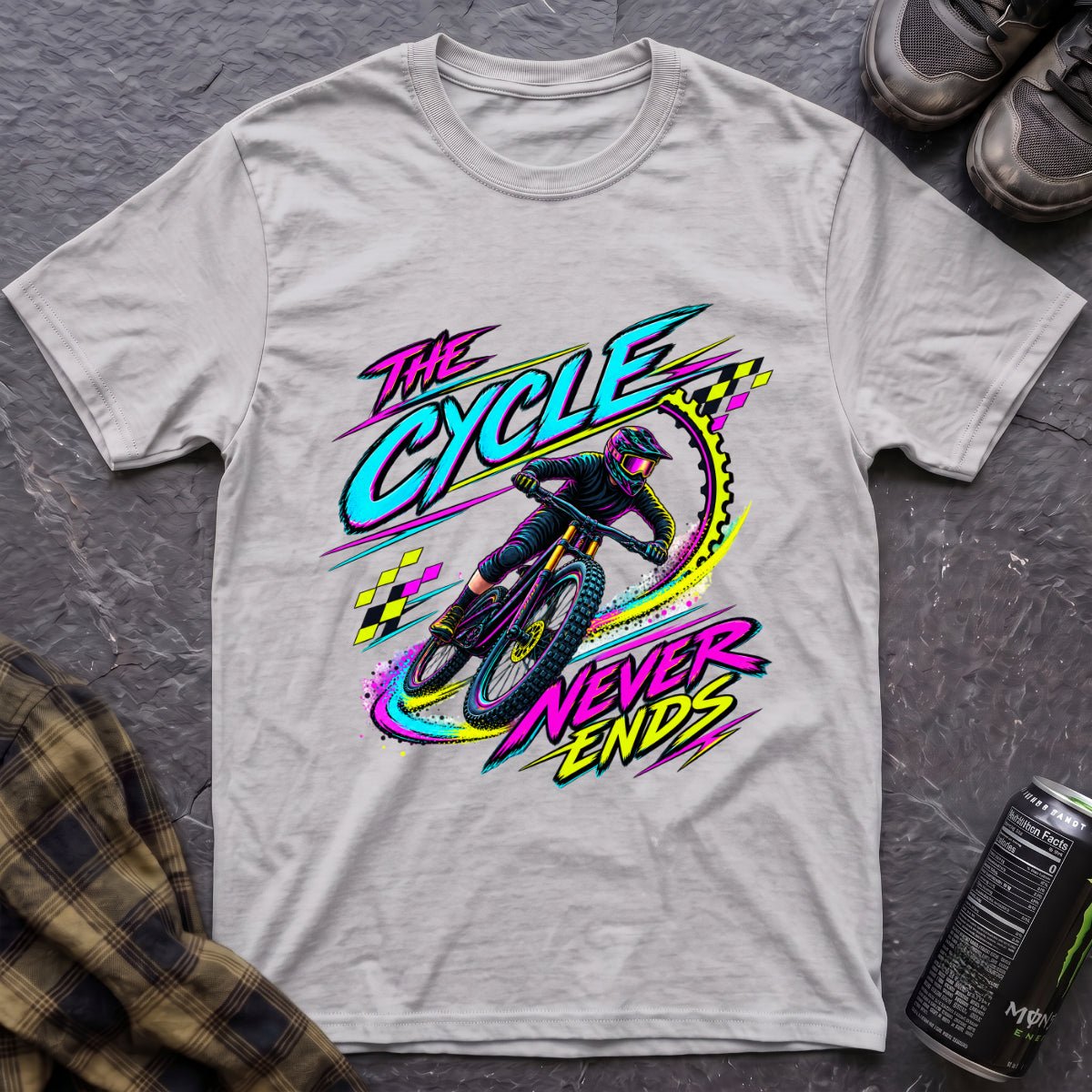 The Cycle Never Ends T-Shirt - AspenCrestOutdoors