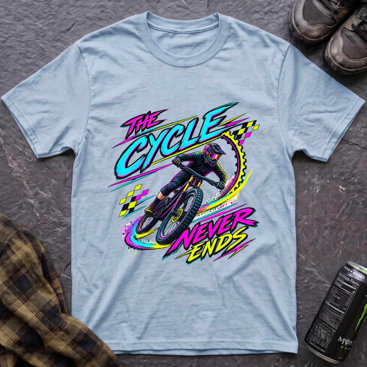 The Cycle Never Ends T-Shirt - AspenCrestOutdoors