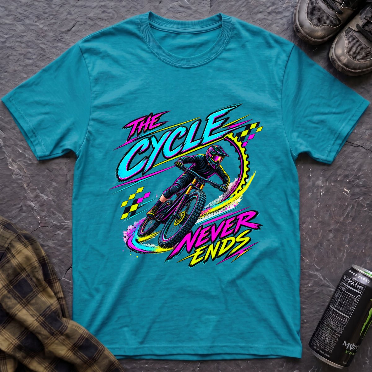 The Cycle Never Ends T-Shirt - AspenCrestOutdoors