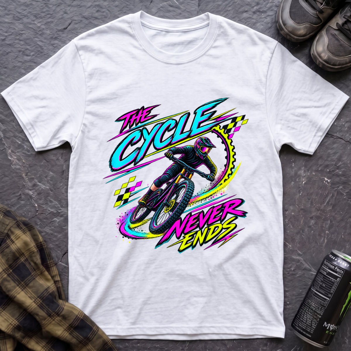 The Cycle Never Ends T-Shirt - AspenCrestOutdoors