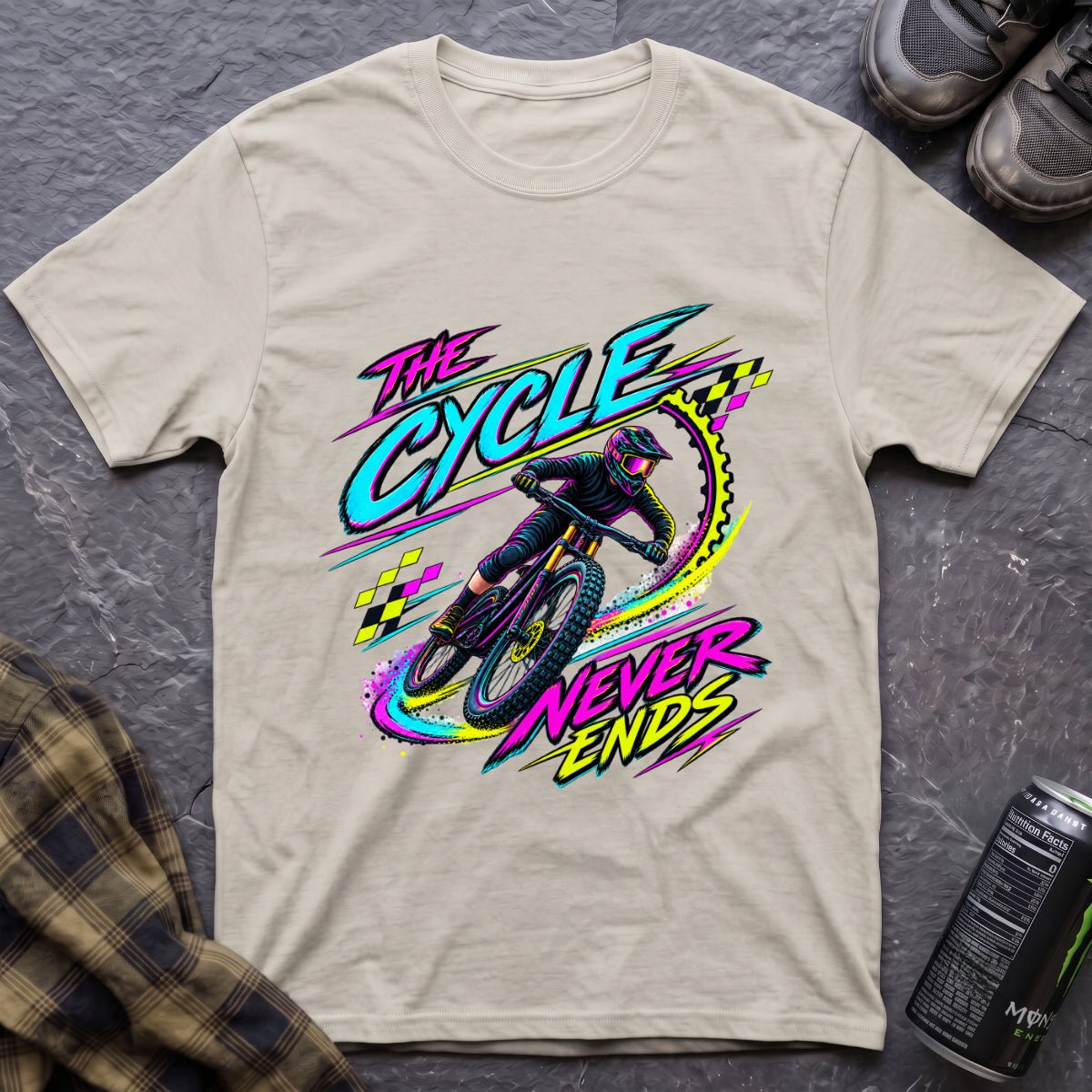 The Cycle Never Ends T-Shirt - AspenCrestOutdoors