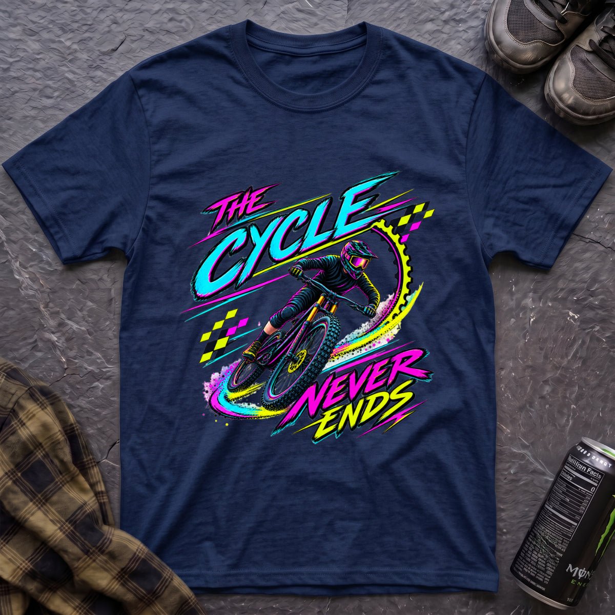 The Cycle Never Ends T-Shirt - AspenCrestOutdoors