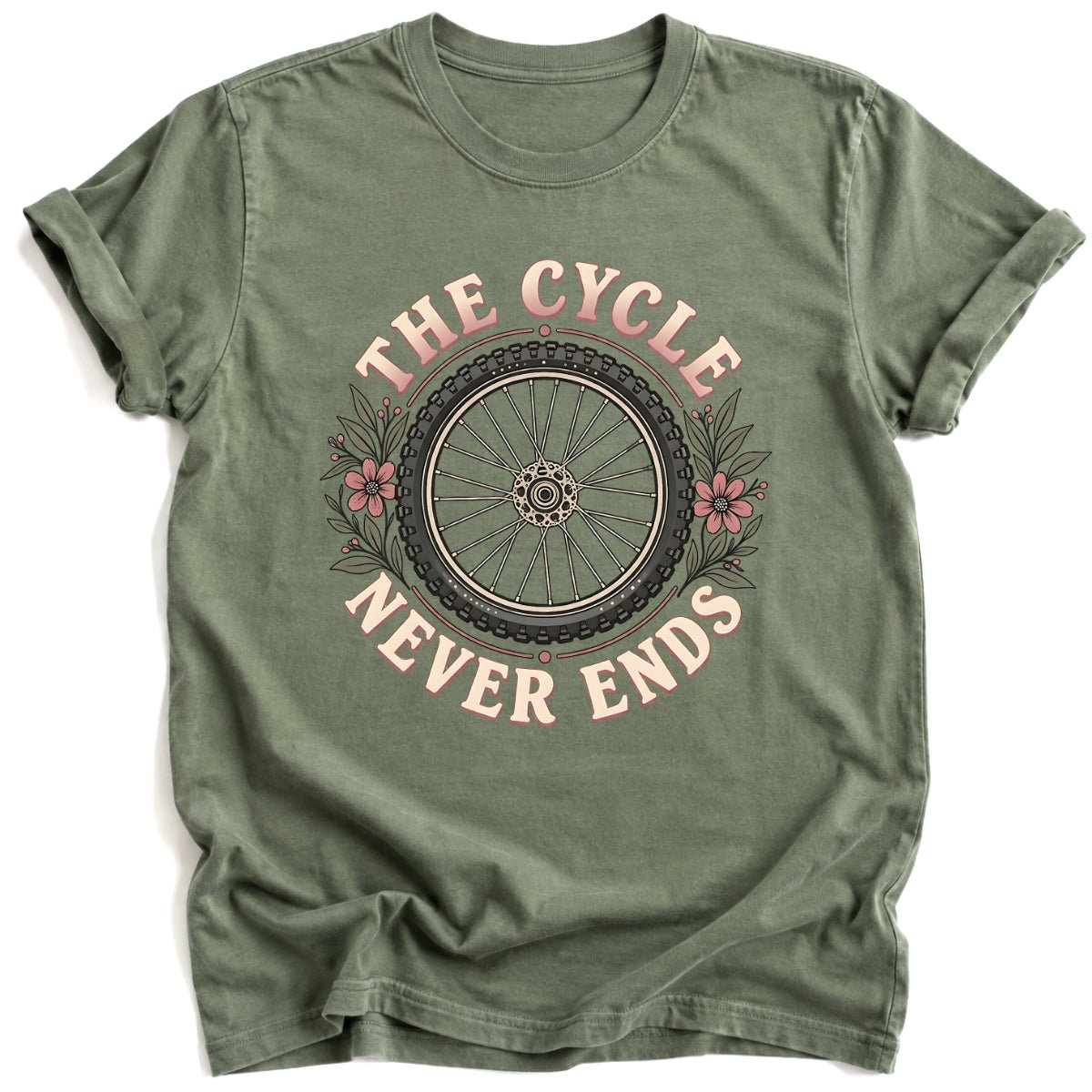The Cycle Never Ends T-Shirt - AspenCrestOutdoors