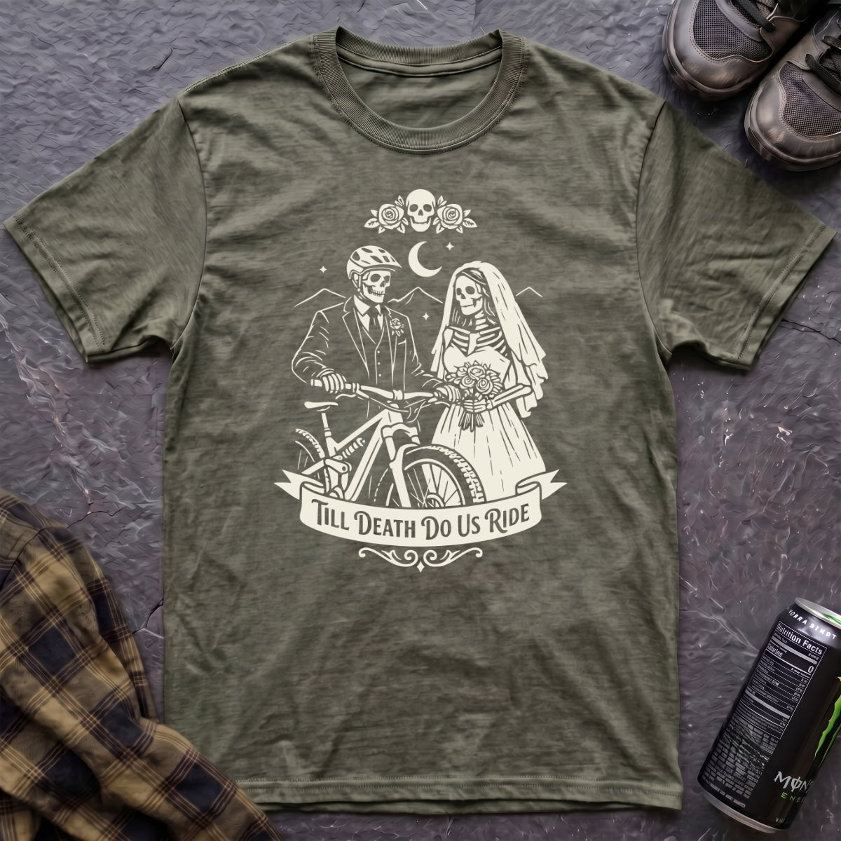 Till Death Do Us Ride T-Shirt - AspenCrestOutdoors