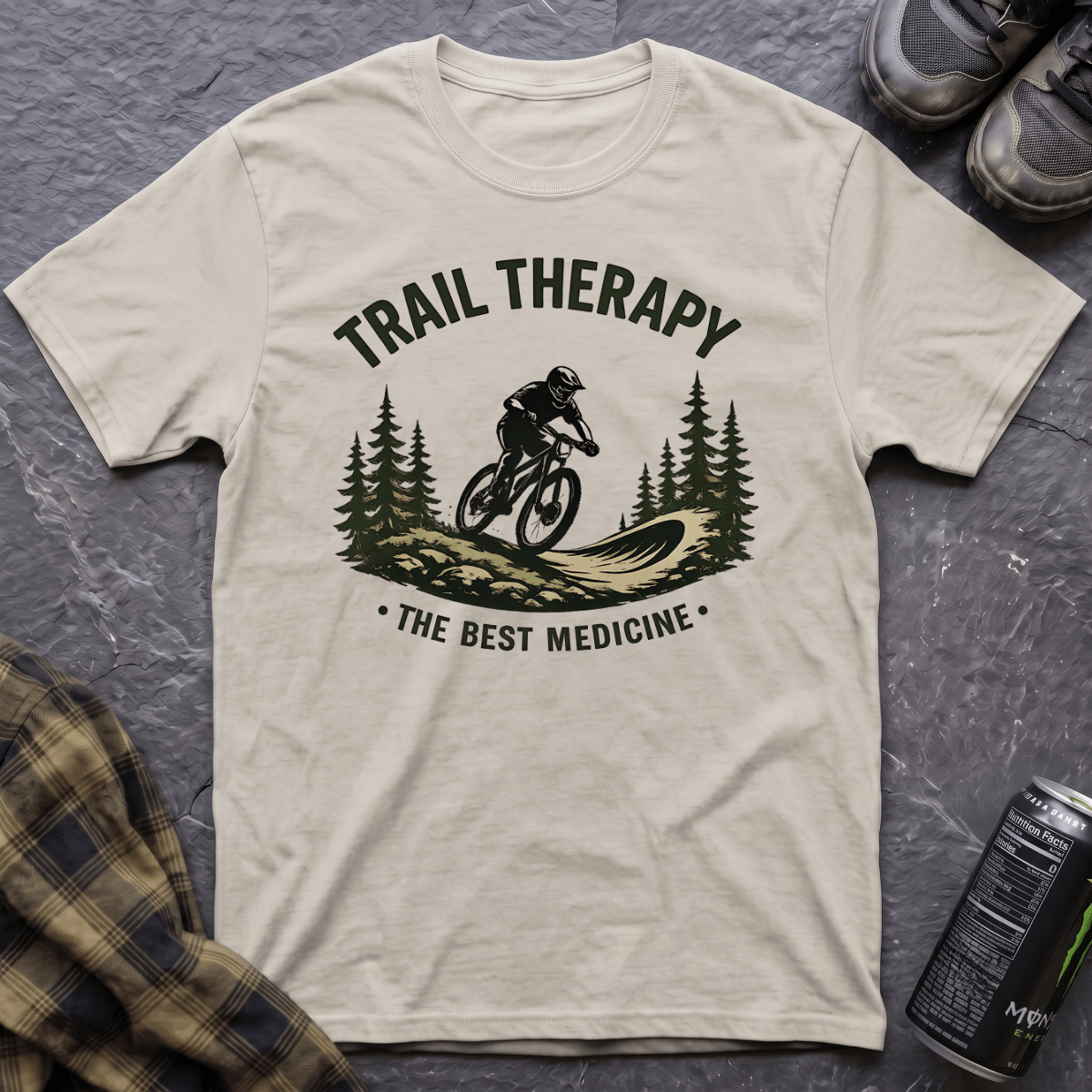 Trail Therapy The Best Medicine T-Shirt - AspenCrestOutdoors