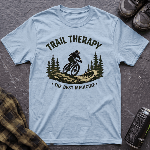 Trail Therapy The Best Medicine T-Shirt - AspenCrestOutdoors
