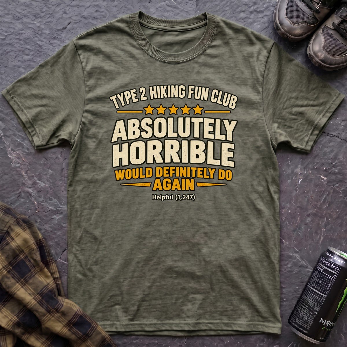 Type 2 Fun Club Hiking T-Shirt - AspenCrestOutdoors