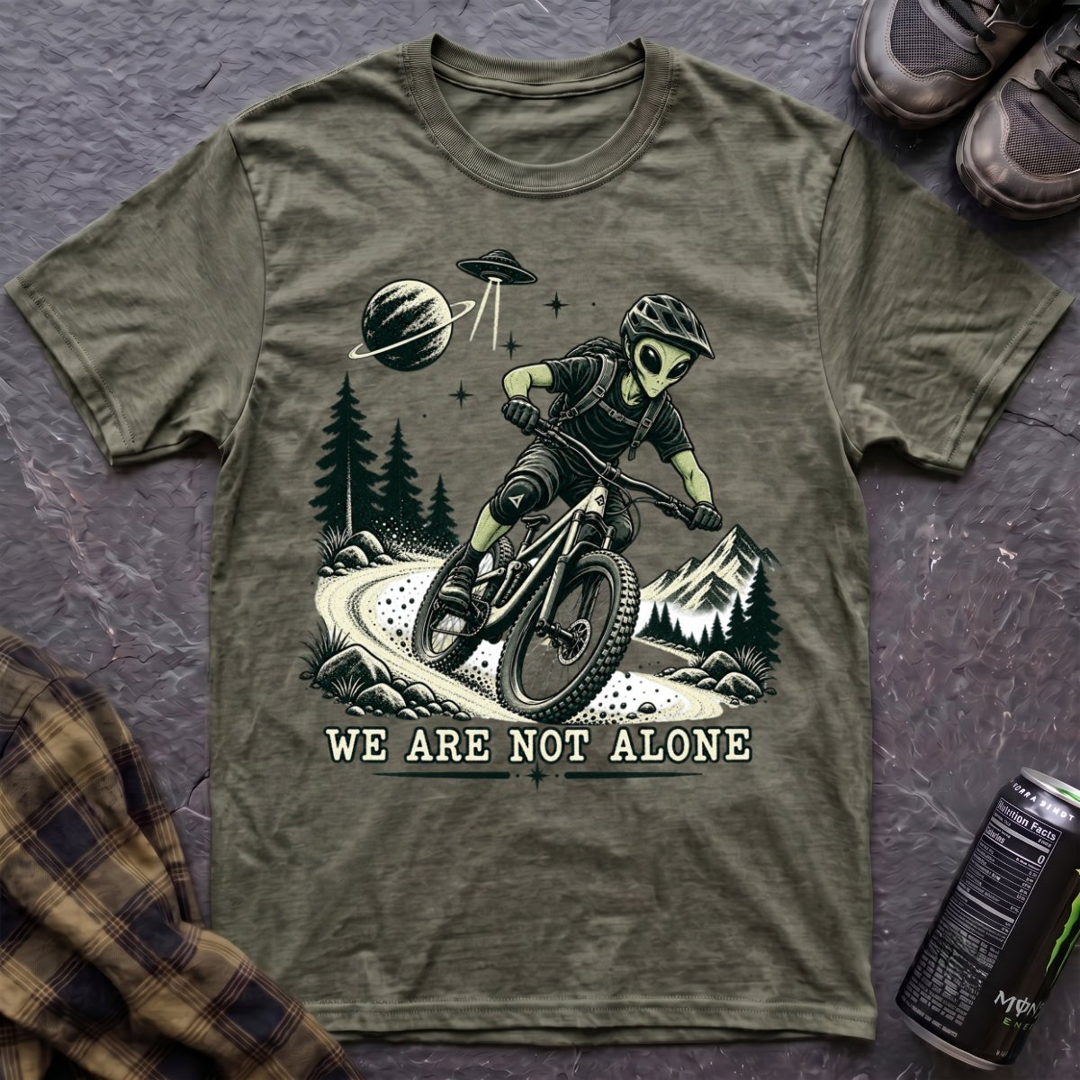 We Are Not Alone T-Shirt - AspenCrestOutdoors