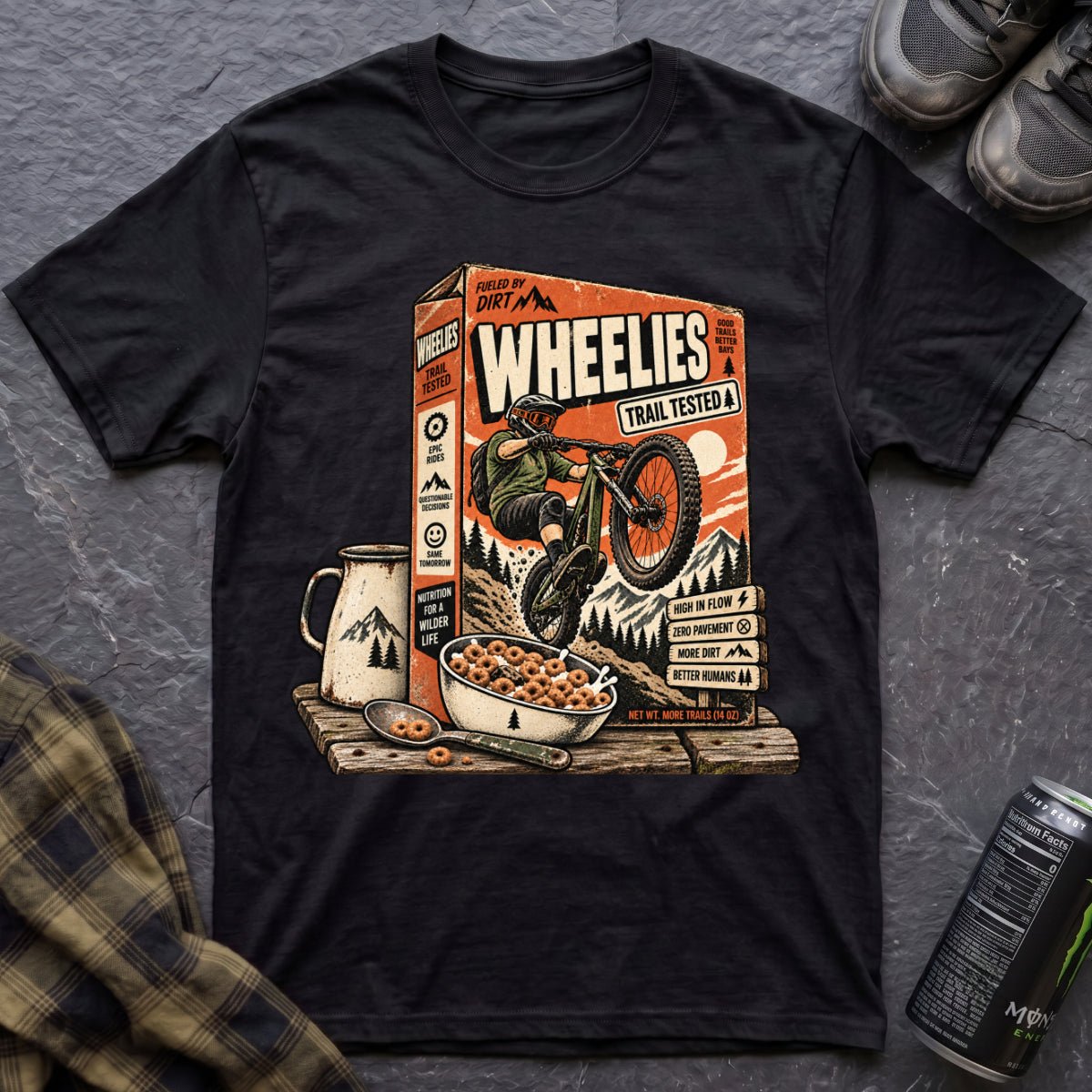 Wheelies T-Shirt - AspenCrestOutdoors