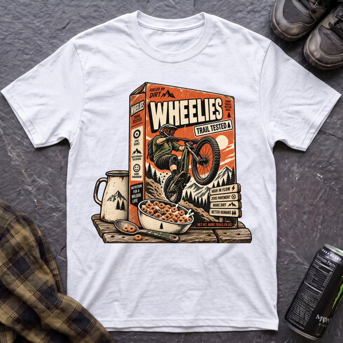 Wheelies T-Shirt - AspenCrestOutdoors
