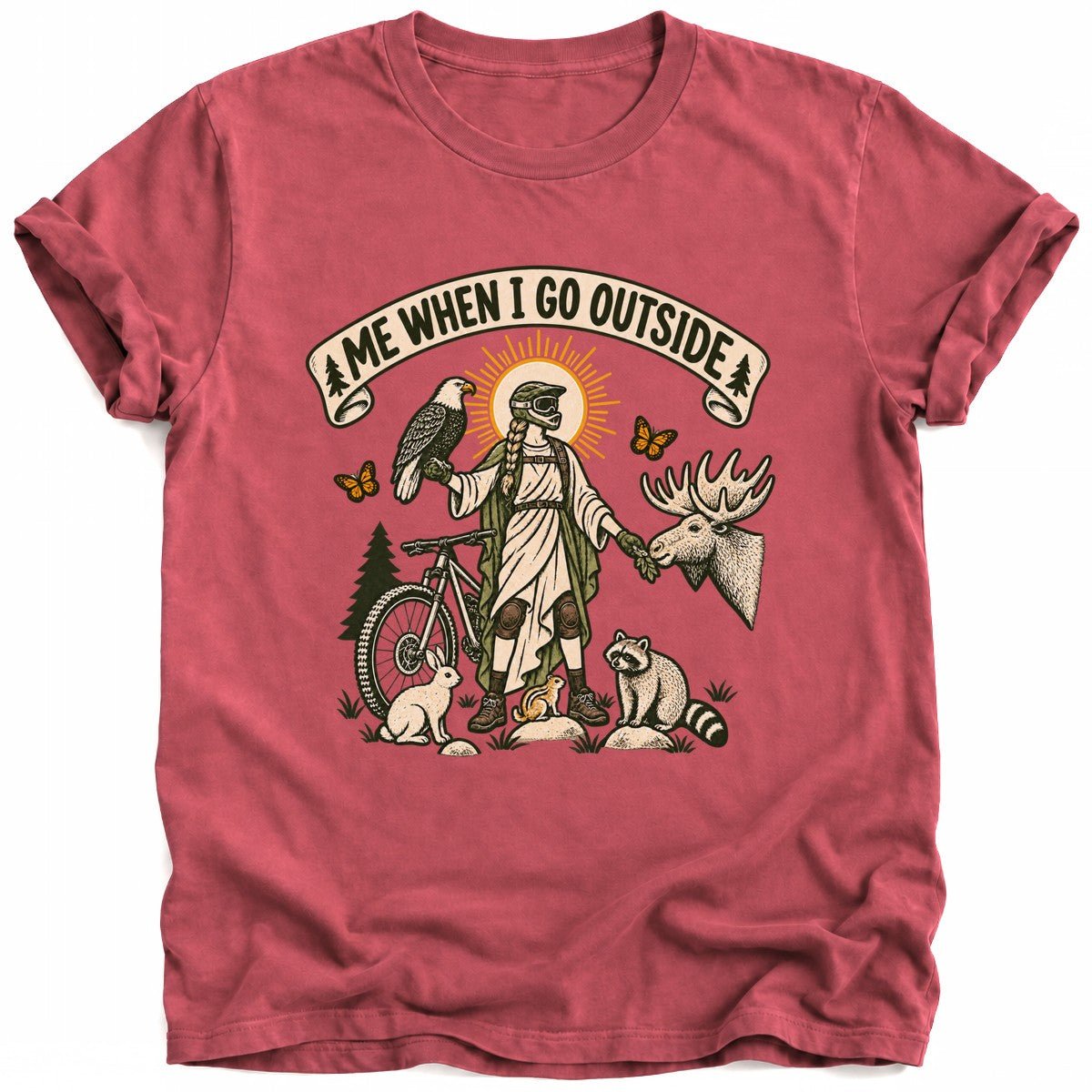 When I Go Outside T-Shirt - AspenCrestOutdoors