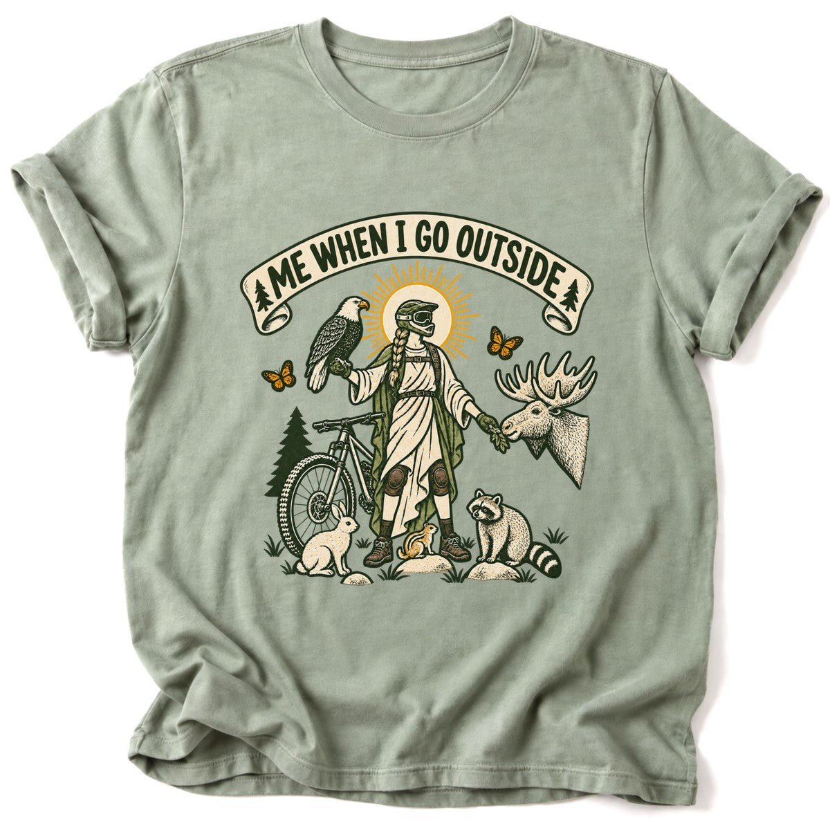 When I Go Outside T-Shirt - AspenCrestOutdoors