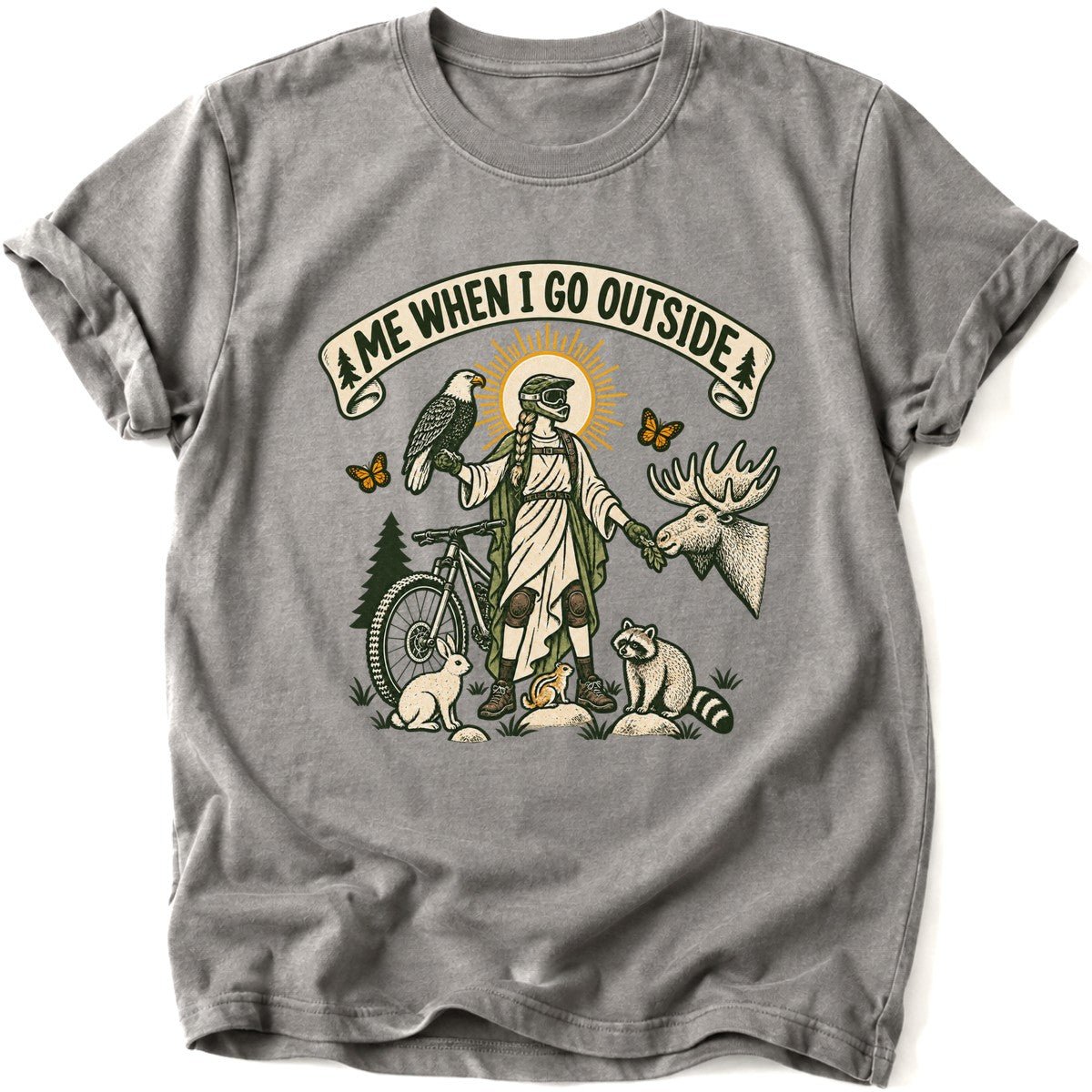 When I Go Outside T-Shirt - AspenCrestOutdoors