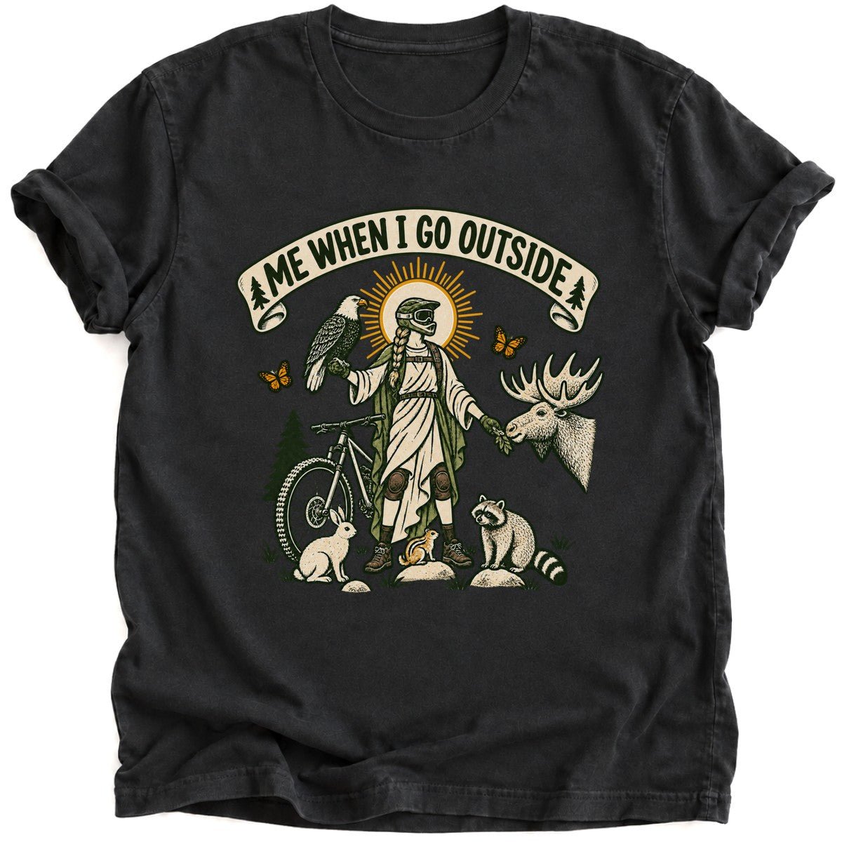 When I Go Outside T-Shirt - AspenCrestOutdoors