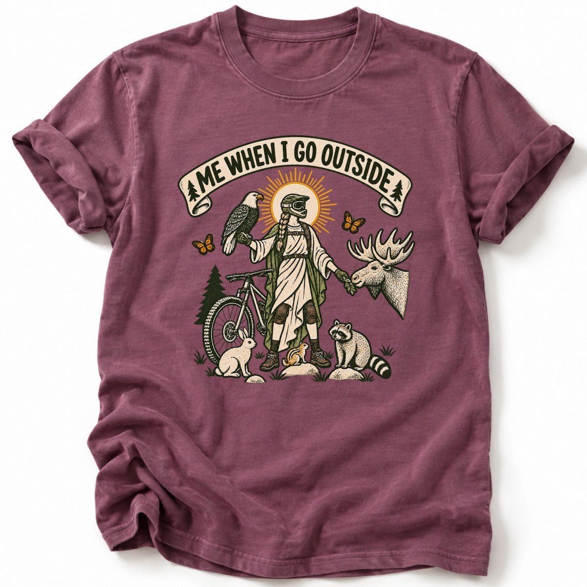 When I Go Outside T-Shirt - AspenCrestOutdoors