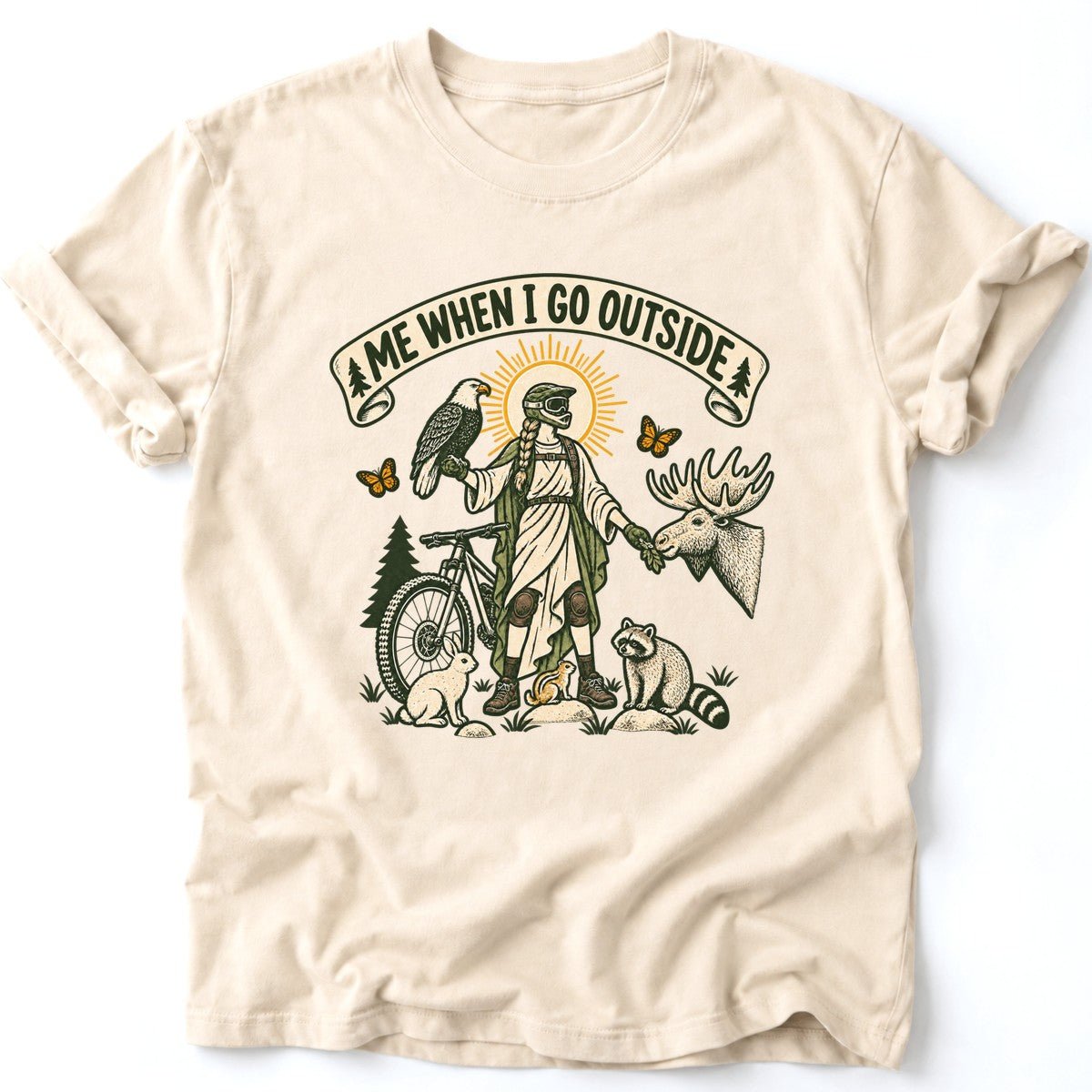 When I Go Outside T-Shirt - AspenCrestOutdoors