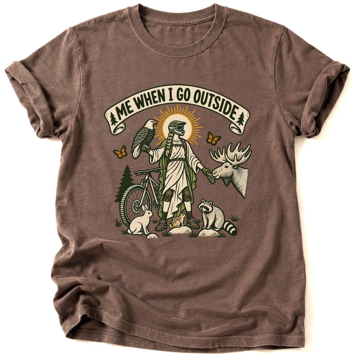 When I Go Outside T-Shirt - AspenCrestOutdoors