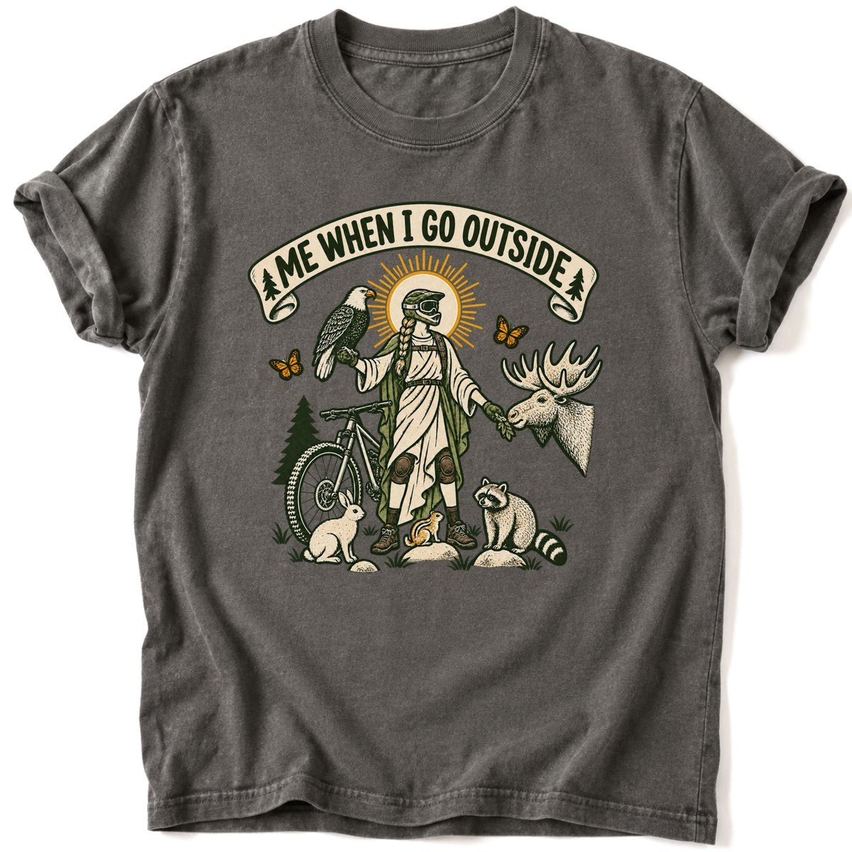 When I Go Outside T-Shirt - AspenCrestOutdoors