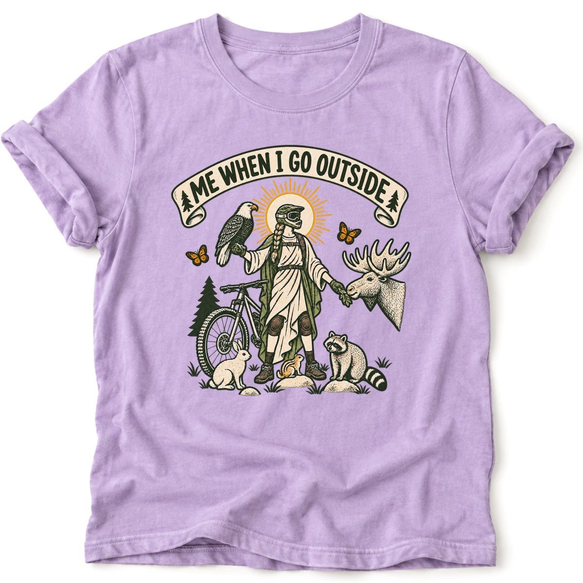 When I Go Outside T-Shirt - AspenCrestOutdoors